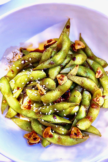 Chili garlic recipe, Delicious edamame, Eva shares food HD phone wallpaper