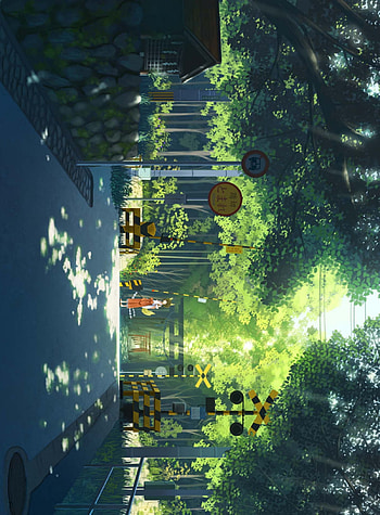 Anime nature, sunlight, biome HD phone wallpaper