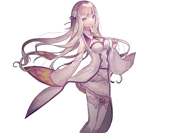 Emilia (Re:zero), Anime, Re:zero Starting Life In Another World HD wallpaper