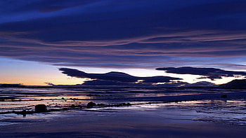 Nature, Sea, Clouds, Layers HD wallpaper