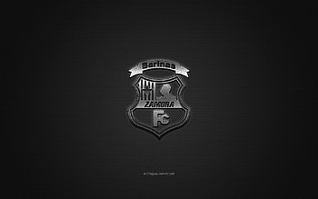 Zamora FC, Venezuelan football club, silver logo, gray carbon fiber background, Venezuelan Primera Division, football, Barinas, Venezuela, Zamora FC logo HD wallpaper