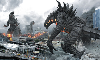 Monster, Kaiju, Godzilla, Movie, Battle, City, Destruction HD wallpaper
