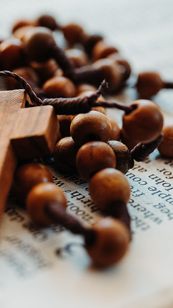 Rosary, mother mary HD phone wallpaper