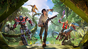 Fortnite Ultra : Epic Battle in a Vibrant Jungle Quest, video game, Fortnite HD wallpaper