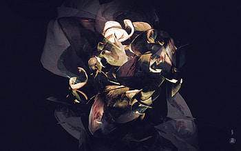 Abstract, Shine, Light, Shadow, Figure, Paper HD wallpaper