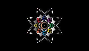 Geometric Colorful Shapes , abstract, shapes, dark, black, oled, artist, artwork, digital-art HD wallpaper