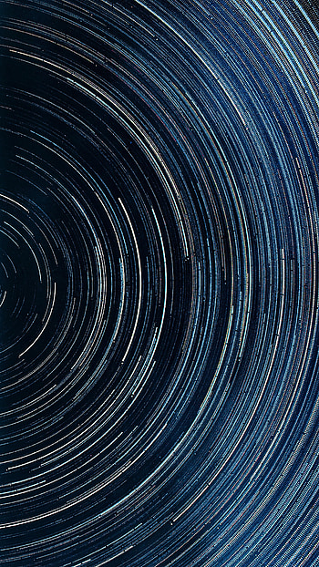 Abstract, Circles, Long Exposure, Glow, Points, Point HD phone wallpaper