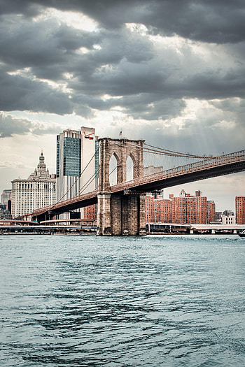 Cities, Architecture, City, Building, Shore, Bank, Bridge HD phone wallpaper