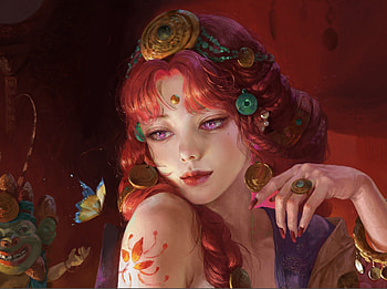 Gypsy Women, Women, girl, CG, fantasy HD wallpaper