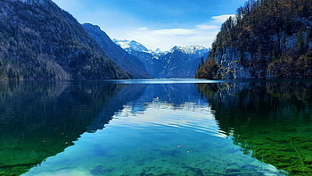 Lake Koenigssee, Bavaria, Germany, Bavaria, Lake Koenigssee, Germany, Europe HD wallpaper