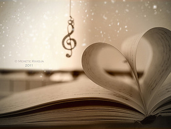 LOVE OF MUSIC, dust, music, graphy, art, love, sepia, heart HD wallpaper