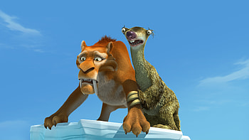 ice age sid saber tooth tiger wall paper HD wallpaper