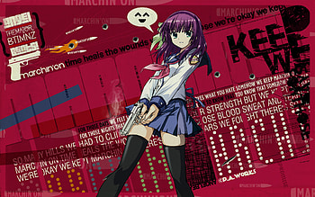 Angel Beats!, angel, anime, yurippe, beats HD wallpaper