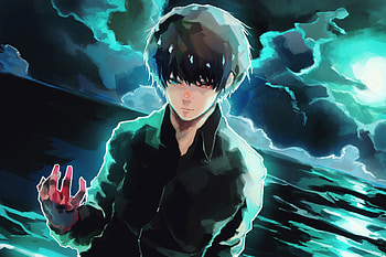 Artwork, outdoor, anime, Ken Kaneki HD wallpaper