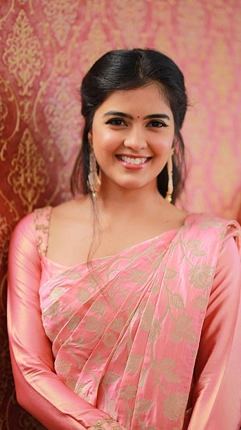 Amrita Iyer, saree beauty HD phone wallpaper
