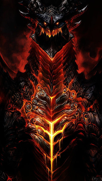 Majestic dragon, Breathtaking , Captivating landscape, Mythical creature HD phone wallpaper