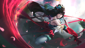 Anime Warrior Long Hair Girl, anime-girl, anime, artwork, artist, digital-art HD wallpaper