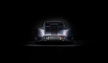 Porsche Vision 357 Rear, porsche-vision-357, porsche, concept-cars, cars, dark, black, oled HD wallpaper