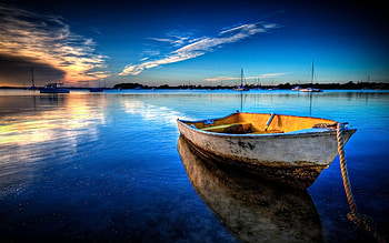 Landscape, Nature, Boats HD wallpaper