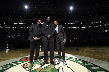 Paul Pierce and Ray Allen, Kevin Garnett HD wallpaper