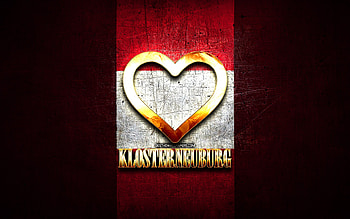 I Love Klosterneuburg, austrian cities, golden inscription, Day of Klosterneuburg, Austria, golden heart, Klosterneuburg with flag, Klosterneuburg, Cities of Austria, favorite cities, Love Klosterneuburg HD wallpaper