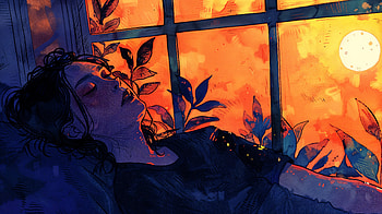 Chill Vibes: Lofi Serenity, chill lofi, woman, window, relaxation HD wallpaper
