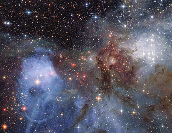 Universe, Stars, Nebula, Glow HD wallpaper