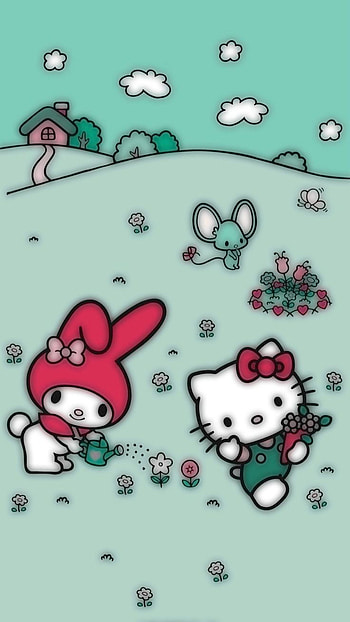 Hello Kitty, pink HD phone wallpaper