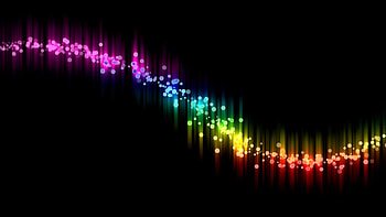 Preview abstract, black, colorful, curve HD wallpaper