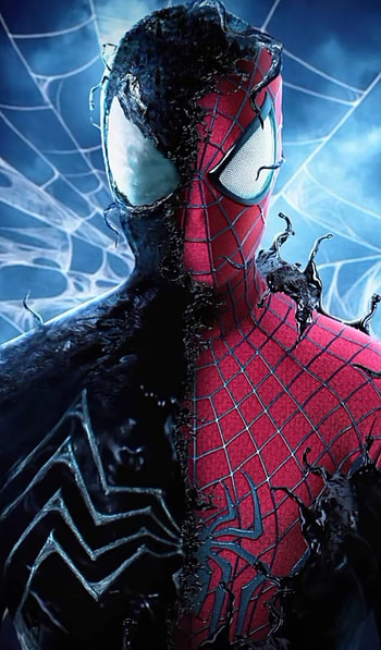 Venomized Spiderman AG, theamazingspiderman3, marvel, peter3, venom, AndrewGarfield HD phone wallpaper