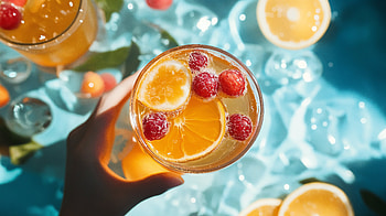 Kombucha Bliss: A Refreshment, kombucha, cocktail, fruit HD wallpaper