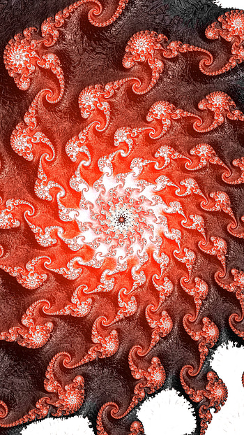 Fractal Art Trippy Psychedelic Background for Smart, red, black, colors, psychedelic, trippy, Abstract, fractal, abstract black, red and black HD phone wallpaper