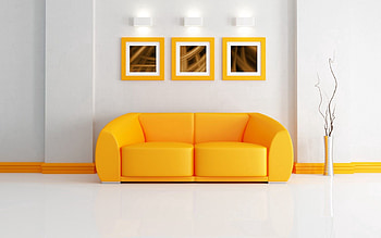 Paintings, Miscellanea, Miscellaneous, Lamp, Vase, Sofa HD wallpaper