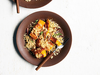 Roasted pumpkin, Quinoa HD wallpaper