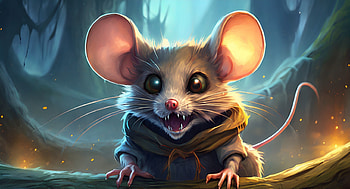 Rat Sweet, rat, fantasy, AI Art HD wallpaper