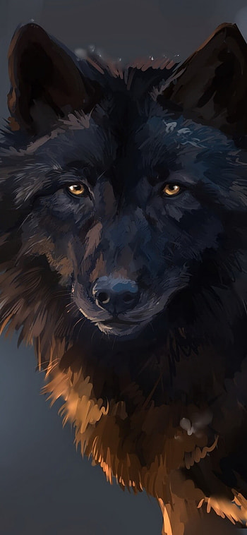 Artistic wolf, XS , High definition beauty, Gallery-worthy HD phone wallpaper