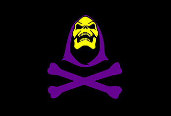 Skeletor, cartoon, black, he-man, masters of the universe HD wallpaper