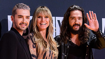 Heidi Klum, Tom and Bill Kaulitz, Tokio Hotel HD wallpaper
