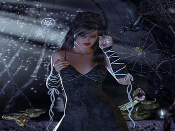 Gemma And Her Babies {GothicAccalia}, abstract, fantasy, animals, gothic woman, snakes HD wallpaper