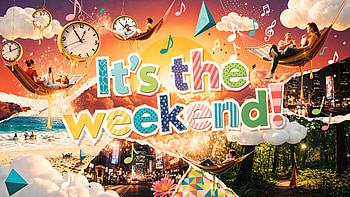 It's the Weekend! —, Poster, Banner, Party HD wallpaper