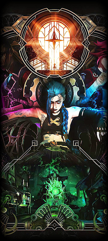 Jinx, arcane HD phone wallpaper