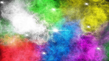 Colorful, cosmos, sky, clouds HD wallpaper