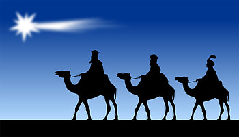 the three magi and star HD wallpaper