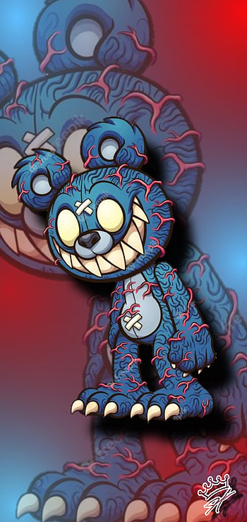 Evil Bear 2 MK, 11, , 12, Galaxy, 13, art, Max, +, Pro, Ultra, electric green, S20, S22, S10, S21, Note, Samsung, Plus HD phone wallpaper
