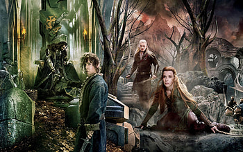 The Hobbit, backgrounds, Magical realms, Mesmerizing landscapes HD wallpaper