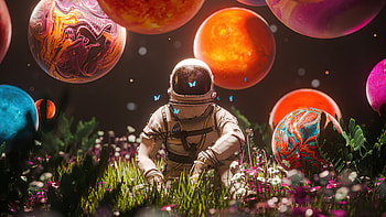 So Much To Explore, astronaut, artist, artwork, digital-art HD wallpaper