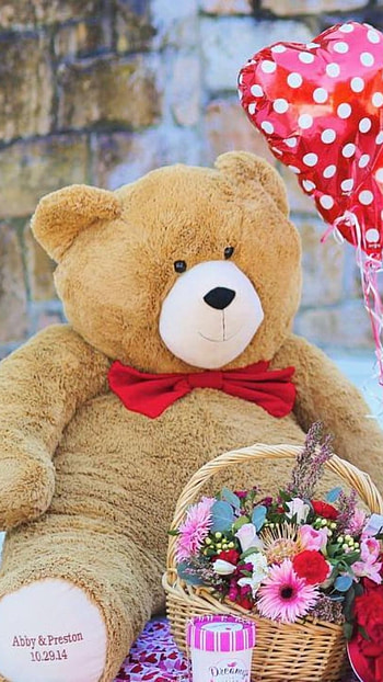 Teddy Bear Love, Brown HD phone wallpaper