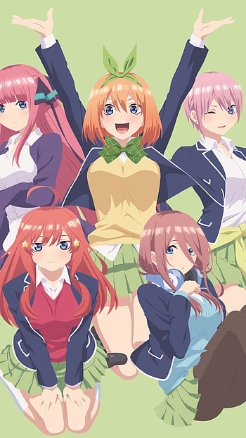 Miku Nakano, Nino Nakano, Anime, The Quintessential Quintuplets HD phone wallpaper