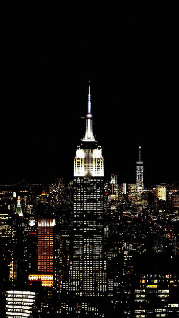 Empire State Building, Iconic landmark, Architectural marvel, Skyscraper HD phone wallpaper