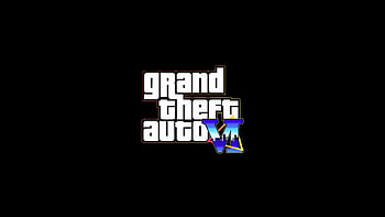 Gta Vi Logo, gta-6, gta-vi, gta, games, xbox-games, ps5-games, pc-games, 2023-games, dark, black, oled HD wallpaper